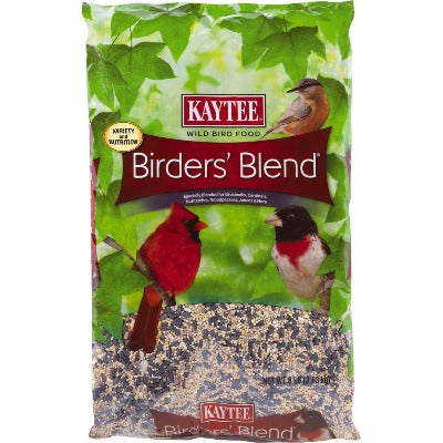 kaytee birders blend;birders choice; birders garden; bird blenders; kaytee basic blend wild bird food; birders blend bird seed;bird food; bird products