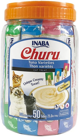 Pet Cat Churu Tuna Food 50 Ct Jar