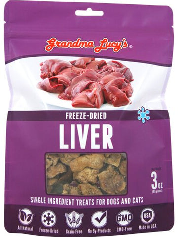 Pet dog freeze dried liver treats 3 Oz