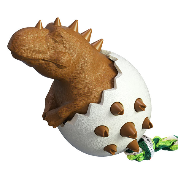 Dinosaur - Wild Boar Egg Dog Toothbrush Molar Stick